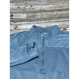 Adidas Men's Golf 1/4‎ Zip Blue Size Large